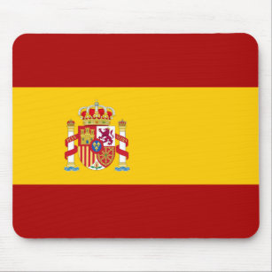 Spain flag quality mouse pad