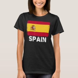 Spain Flag   Support Spanish People Women Men   T-Shirt