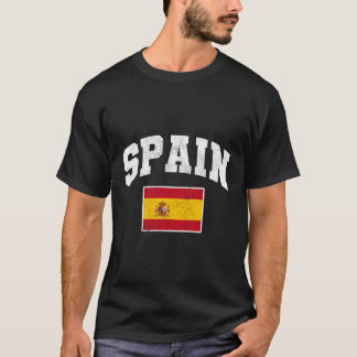 Spain Flag Throwback T-Shirt