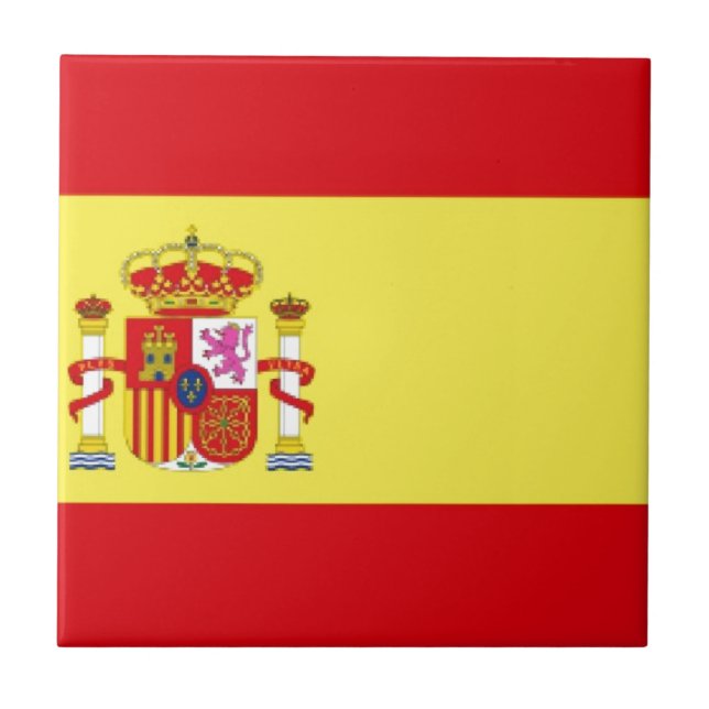 Spain Flag Tile (Front)