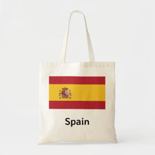 Spain Flag Tote Bag