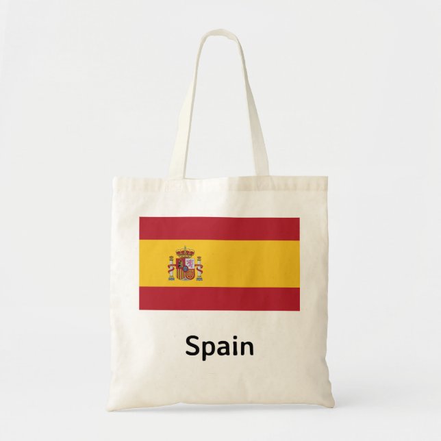 Spain Flag Tote Bag (Front)