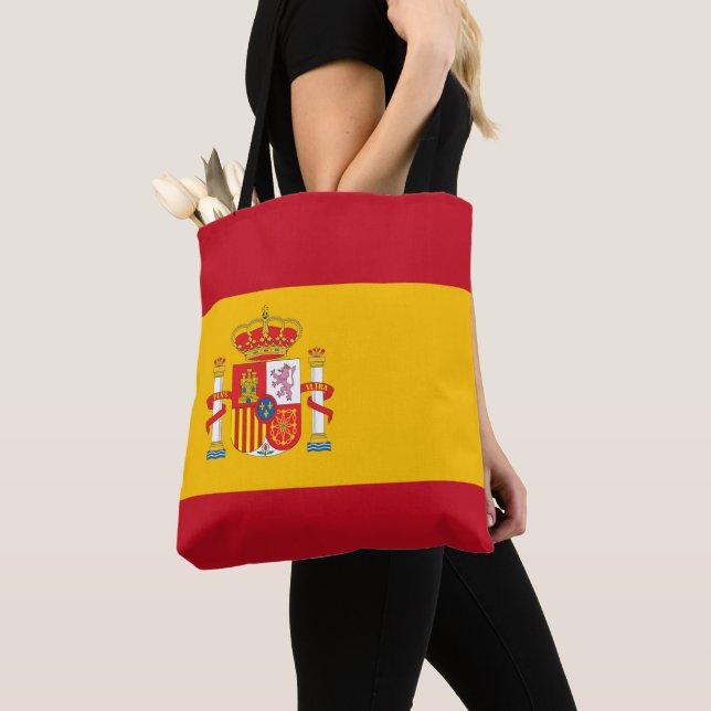 Spain flag tote bag (Close Up)
