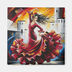 Spain Flamenco Dancer Magnet