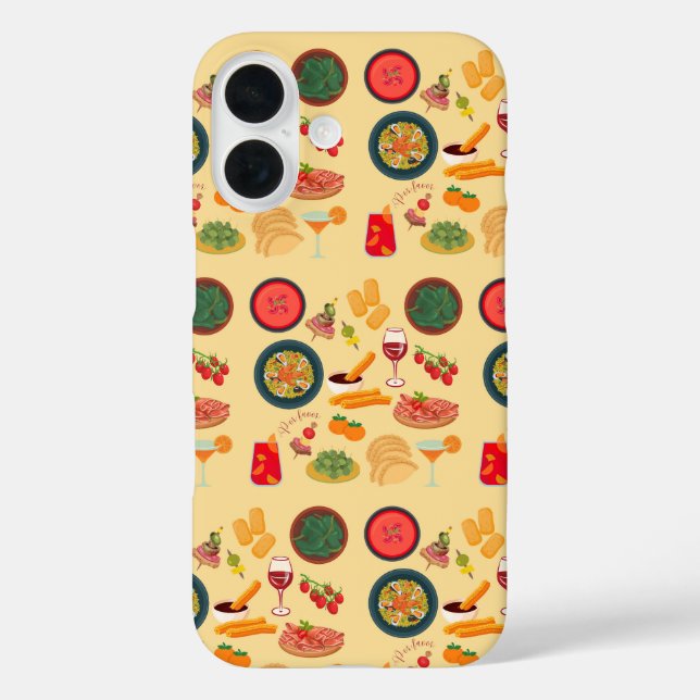 Spain Food Case-Mate iPhone Case (Back)