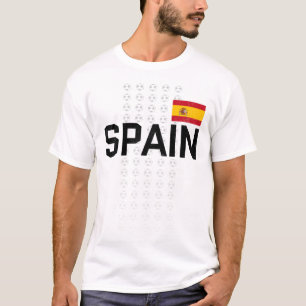 Spain Football Fan National Soccer Team Flag T-Shirt