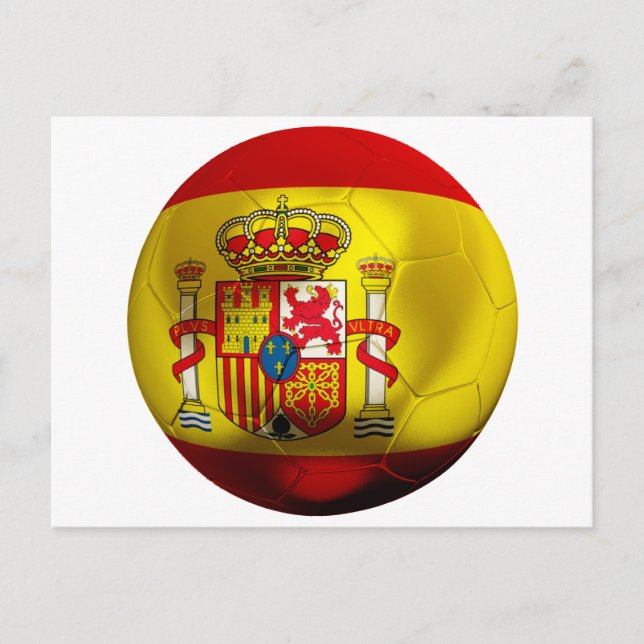 Spain Football Postcard (Front)