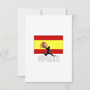 Spain Football Soccer National Team Card