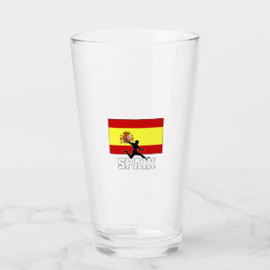 Spain Football Soccer National Team Glass