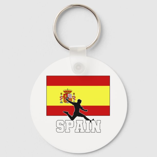 Spain Football Soccer National Team Key Ring (Front)