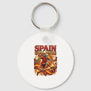 Spain Goal Mode Skeleton Striker Nations Streetwea Key Ring