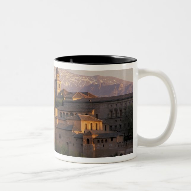 Spain, Granada, Andalucia The Alhambra, Two-Tone Coffee Mug (Right)