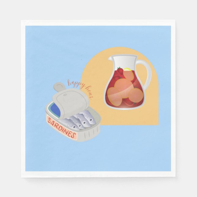  Spain Happy Hour Napkin (Front)