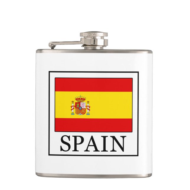 Spain Hip Flask (Front)