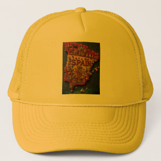Spain in 3D Mosaic Art Trucker Hat