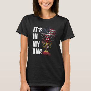 Spain It's In My Dna Usa America Spanish Roots Pri T-Shirt