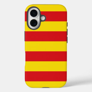 Spain: La Senyera Catalonia Flag iPhone 16 Case
