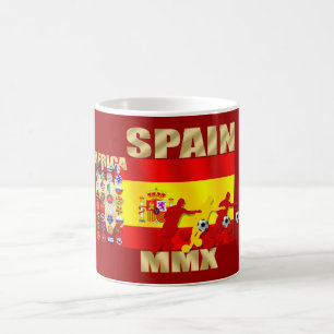 Spain Large flag Africa MMX soccer futbol worldcup Coffee Mug