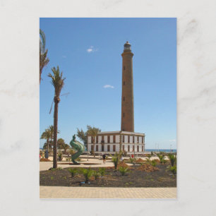 Spain - Lighthouse at Maspalomas - Gran Canaria Postcard