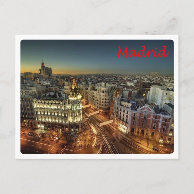 Spain - Madrid - City - Postcard (Front)