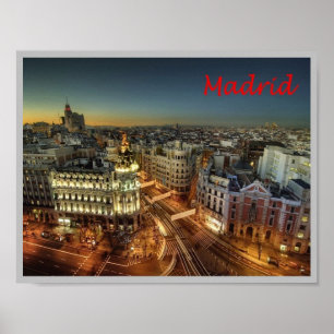 Spain - Madrid - City - Poster