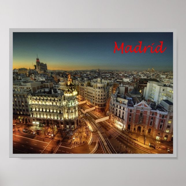 Spain - Madrid - City - Poster (Front)