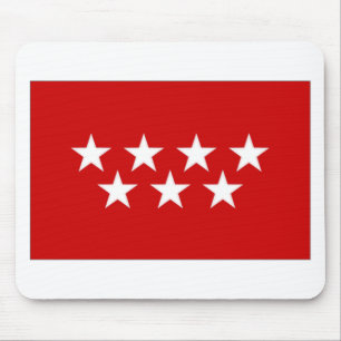 Spain Madrid Flag Mouse Pad