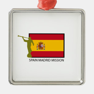 SPAIN MADRID MISSION LDS CTR METAL TREE DECORATION