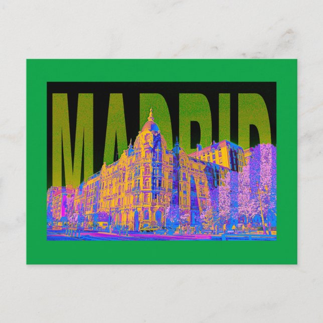 spain madrid postcard (Front)