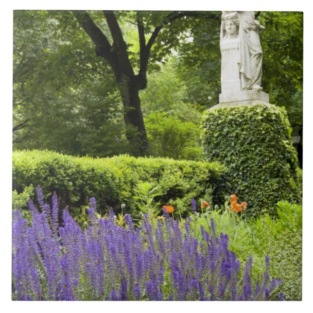 Spain, Madrid. Royal Botanic Garden aka Real Tile (Front)