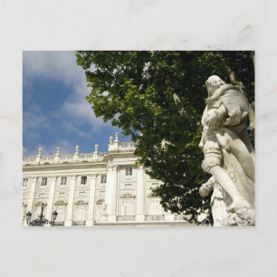 Spain, Madrid. Royal Palace. Postcard