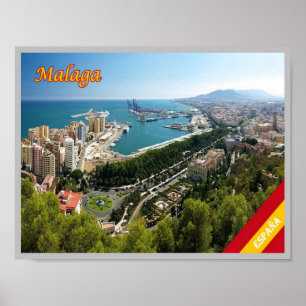 Spain - Malaga - Poster