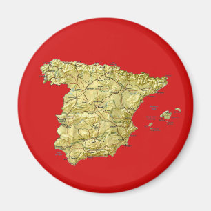 Spain Map Magnet