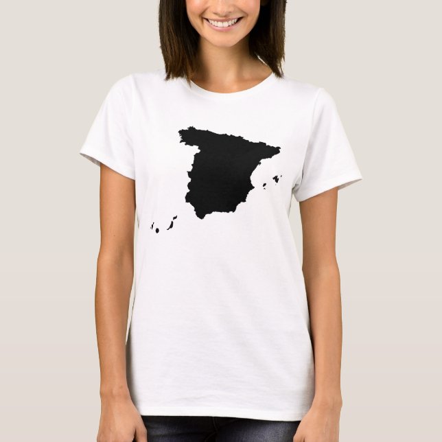 Spain Map T-Shirt (Front)