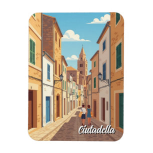 Spain Menorca Ciutadella Postcard Magnet