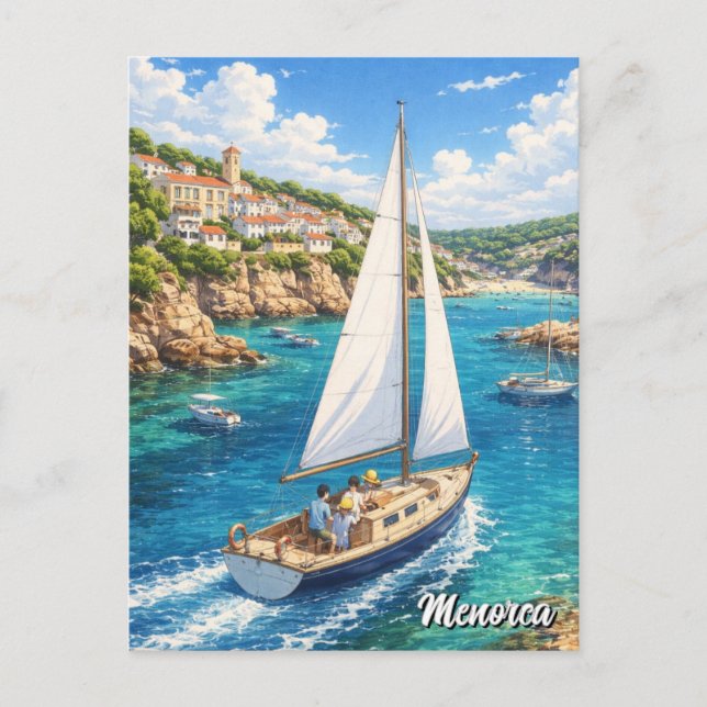Spain Menorca Postcard (Front)