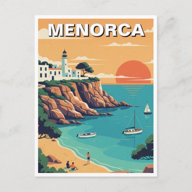 Spain Menorca Postcard (Front)