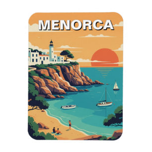 Spain Menorca Postcard Magnet