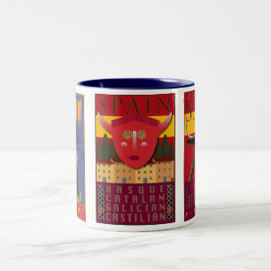 Spain-Mug Two-Tone Coffee Mug