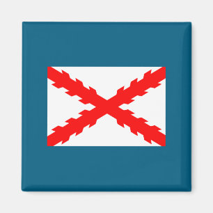Spain Old Flag New Spanish Graphic Art Magnet