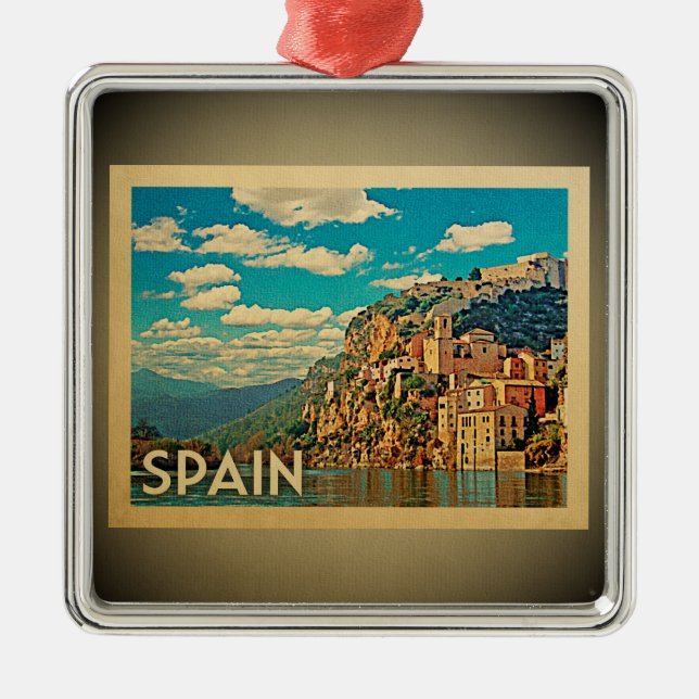 Spain Ornament Vintage Travel (Front)