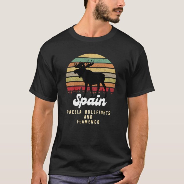 Spain paella bullfights flamenco T-Shirt (Front)