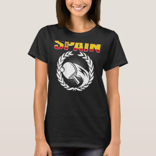 Spain Ping Pong Spanish Table Tennis Team Suppor T-Shirt