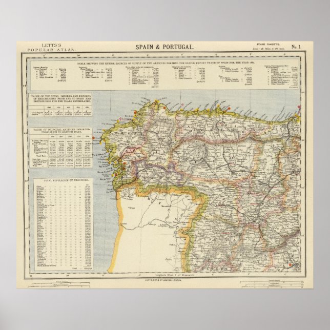 Spain, Portugal 14 Poster (Front)