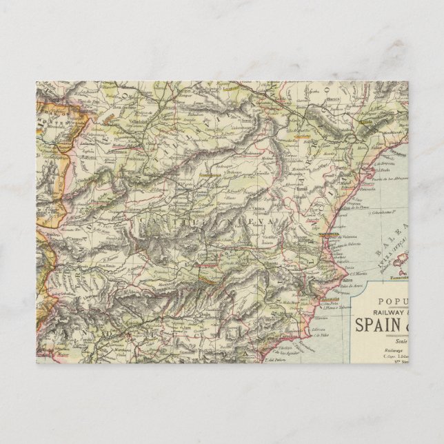 Spain, Portugal 5 Postcard (Front)