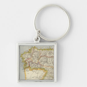 Spain, Portugal 7 Key Ring