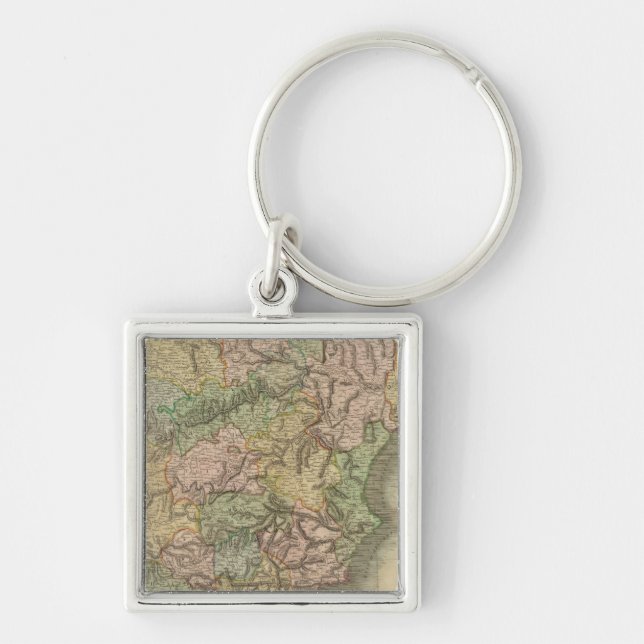 Spain, Portugal 7 Key Ring (Front)