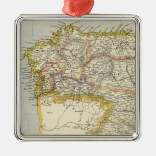 Spain, Portugal 7 Metal Tree Decoration