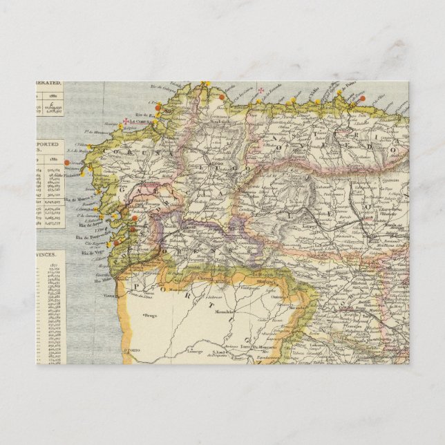 Spain, Portugal 7 Postcard (Front)