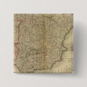 Spain, Portugal 9 15 Cm Square Badge